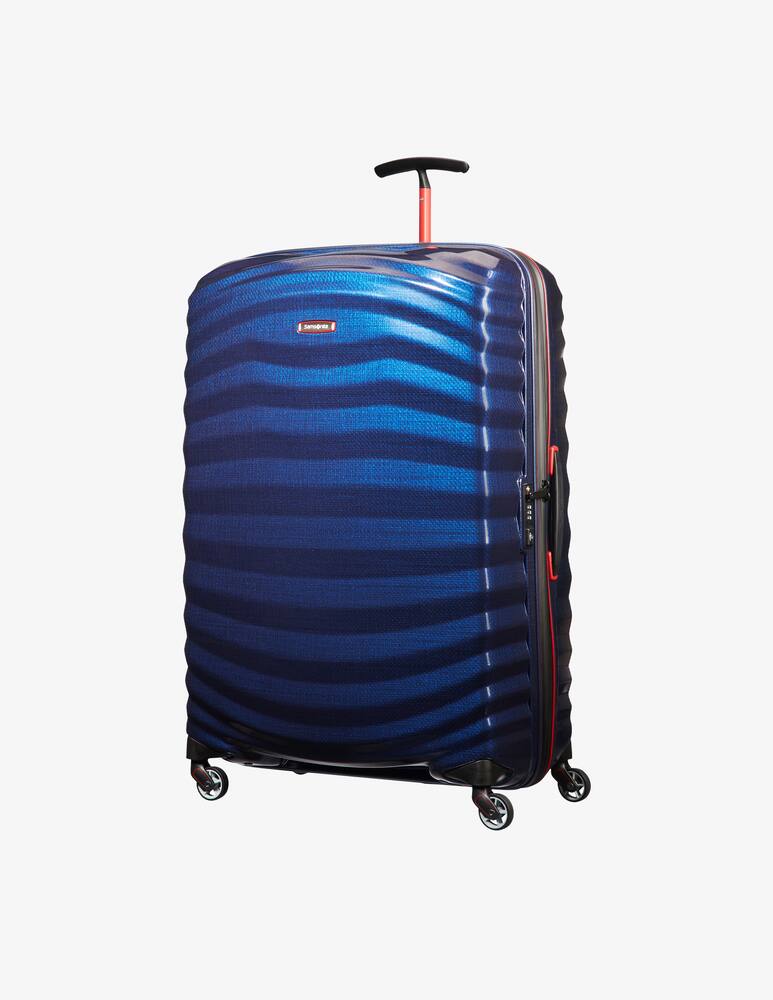 rinascente Samsonite Lite Shock Sport Spinner Check In Luggage - Blue