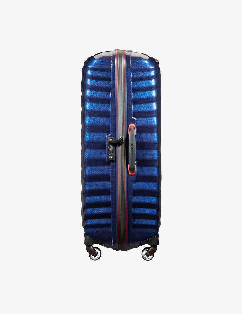 rinascente Samsonite Lite Shock Sport Spinner Check In Luggage - Blue