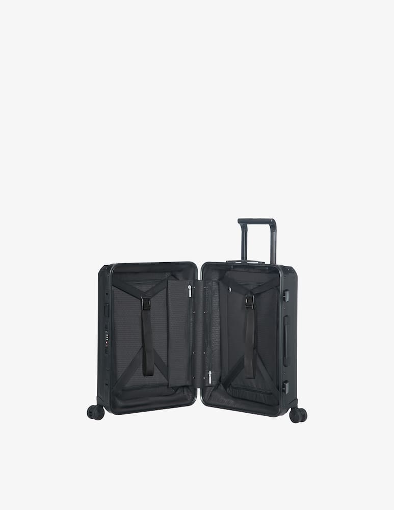 rinascente Samsonite Lite-Box Alu Spinner 55x20 Bagaglio A Mano - Nero