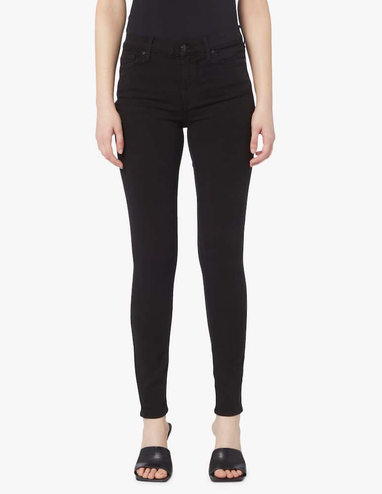 7 For All Mankind Jeans skinny slavati a vita alta - immagine 1 7 For All Mankind Jeans skinny slavati a vita alta - immagine 1