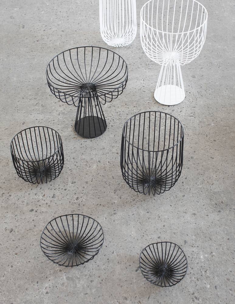 rinascente Serax Metal Sculptures by Antonino Sciortino Plateau Bas Edo - Blue