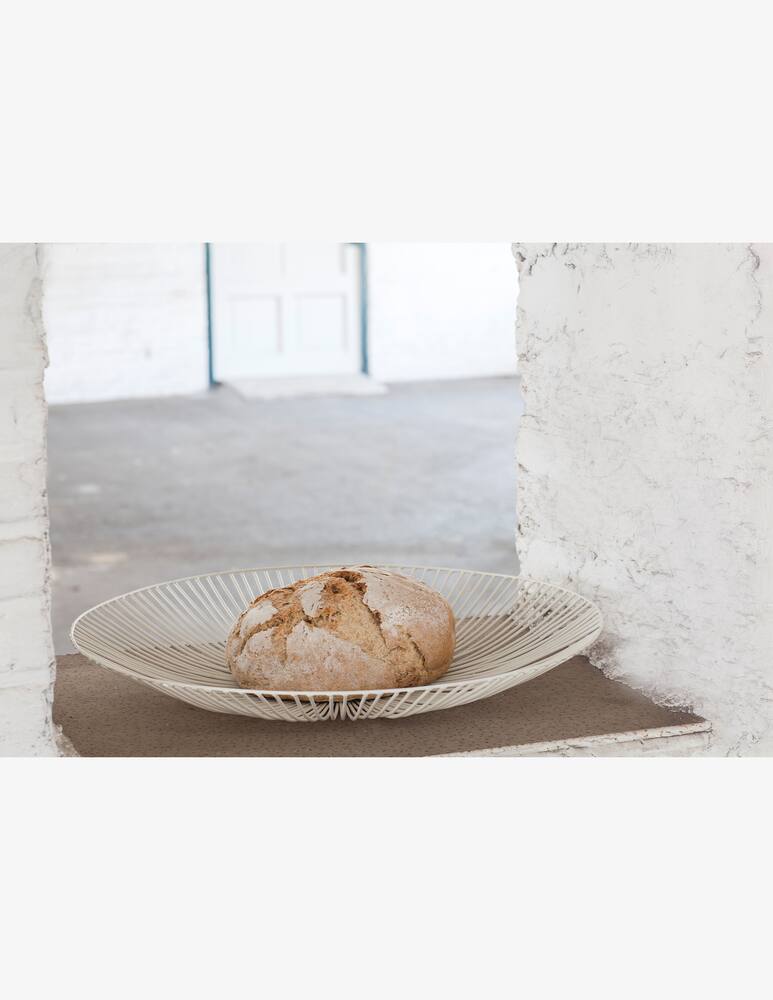 rinascente Serax Metal Sculptures by Antonino Sciortino Flat Plate Edo - White