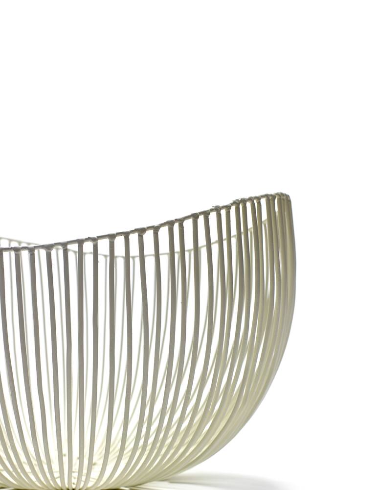 rinascente Serax Sculture In Metallo Antonino Sciortino Piastra Profonda - Bianco