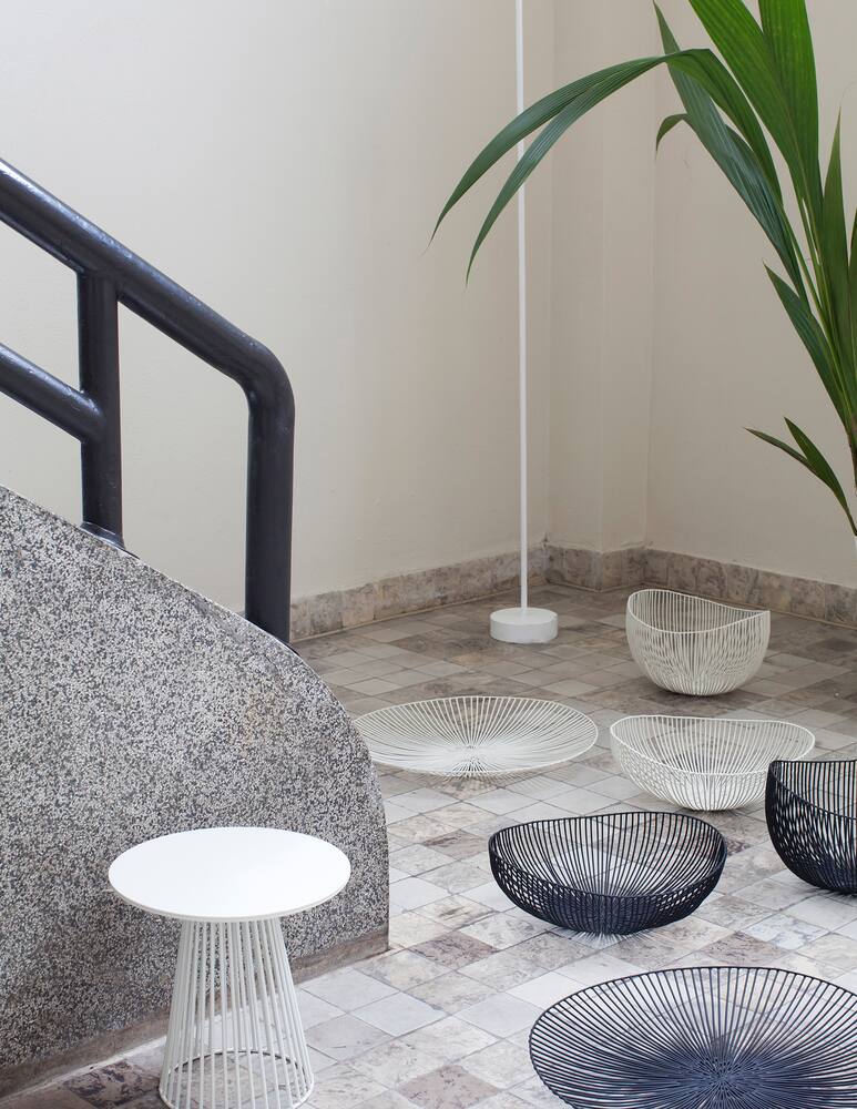 rinascente Serax Sculture In Metallo Antonino Sciortino Piastra Profonda - Bianco