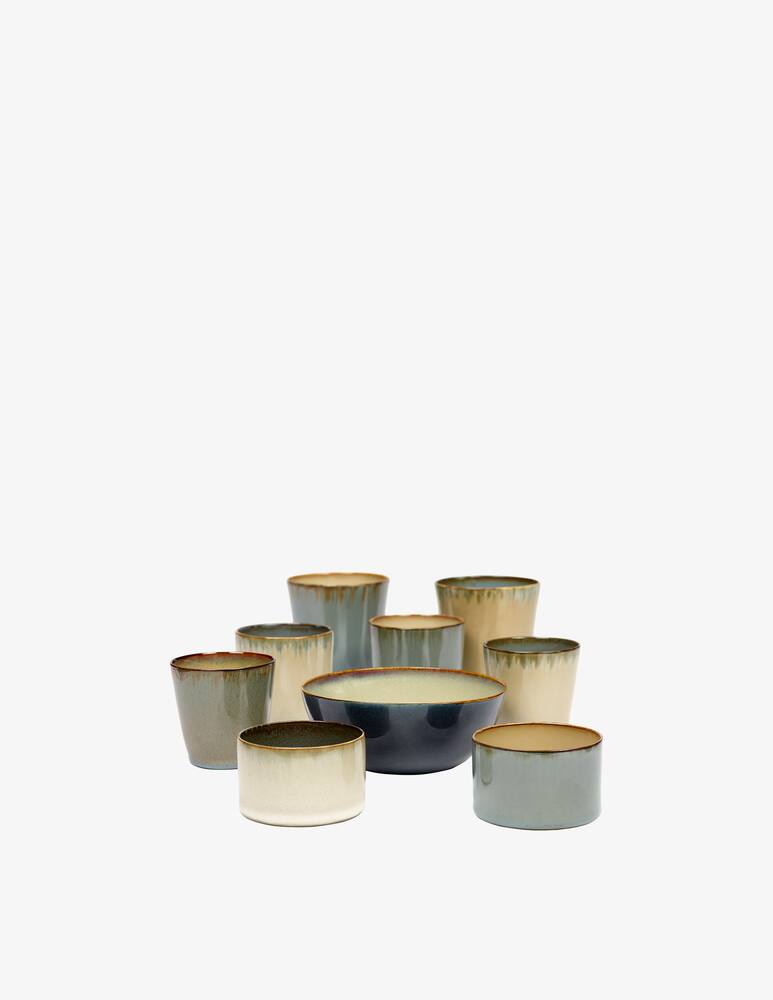 rinascente Serax Terres De Revês Di Anita Le Grelle Calice Cilindro Basso - Grigio