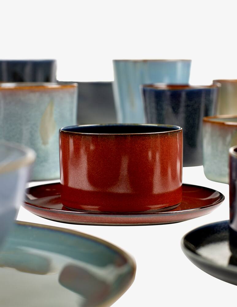 rinascente Serax Terres De Revês Di Anita Le Grelle Calice Cilindro Alto - Blu