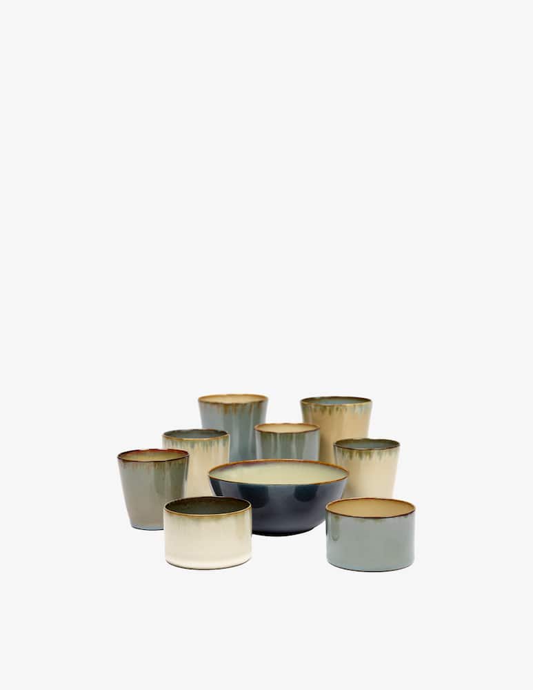 rinascente Serax Terres De Revês Di Anita Le Grelle Calice Cilindro Alto - Blu