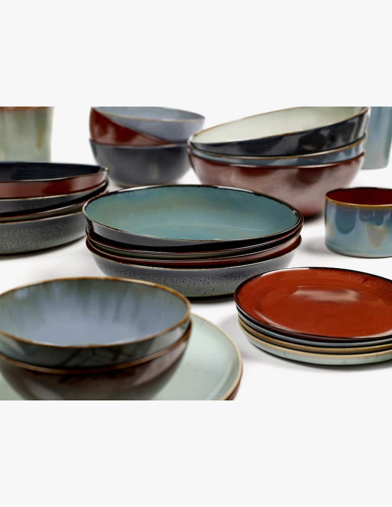 rinascente Serax Terres De Revês Di Anita Le Grelle Piatto Fondo M - Blu