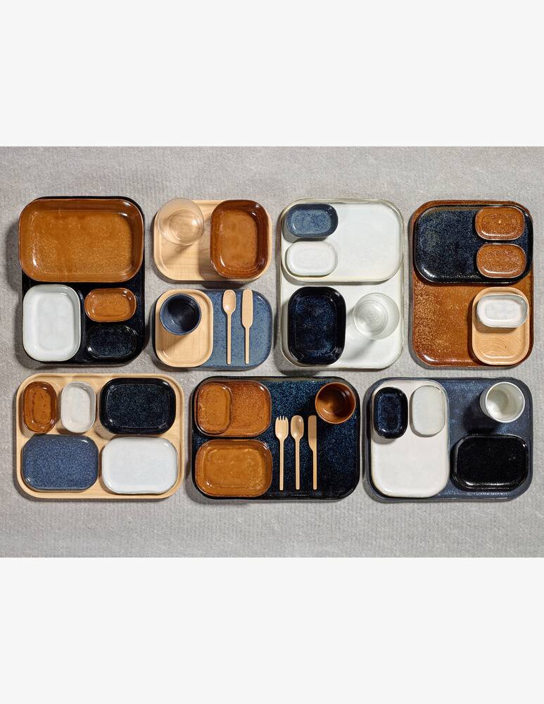 rinascente Serax La Nouvelle Table by Merci Rectangular Plate N°2 L - Brown