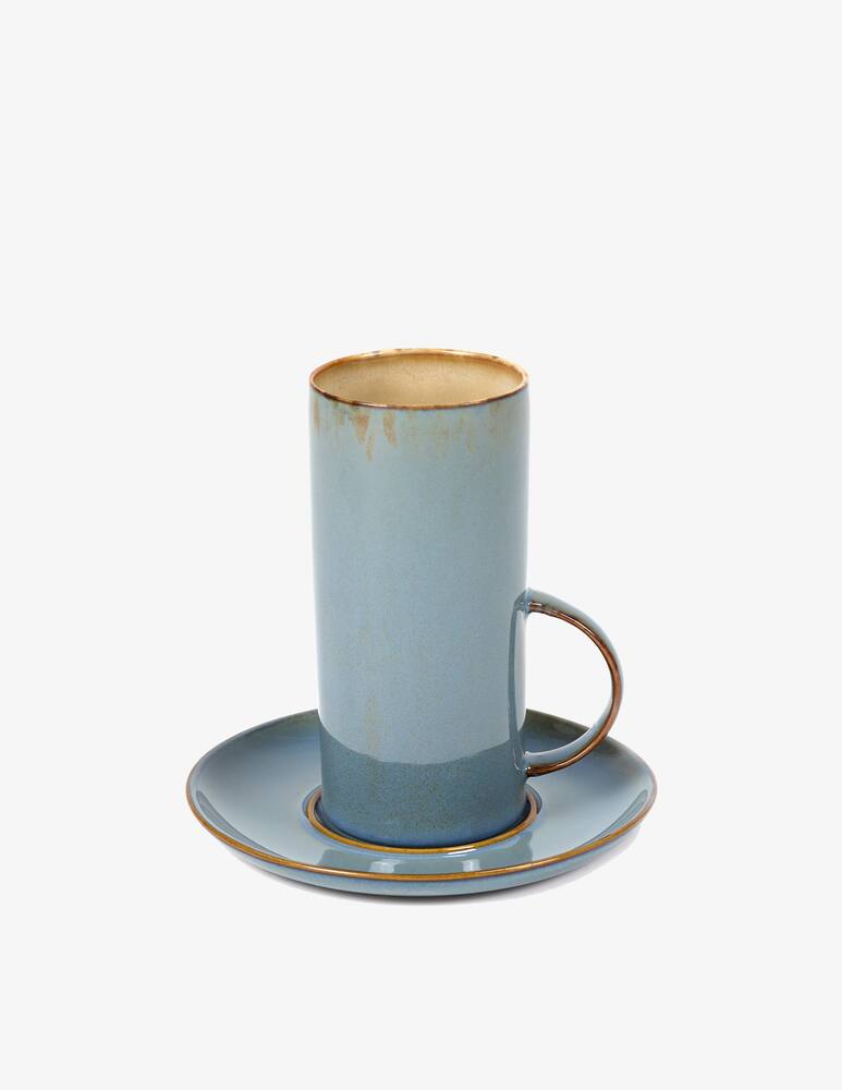 rinascente Serax Piatto Per Tazza D6 Terres De Revês Di Anita Le Grelle - Blu