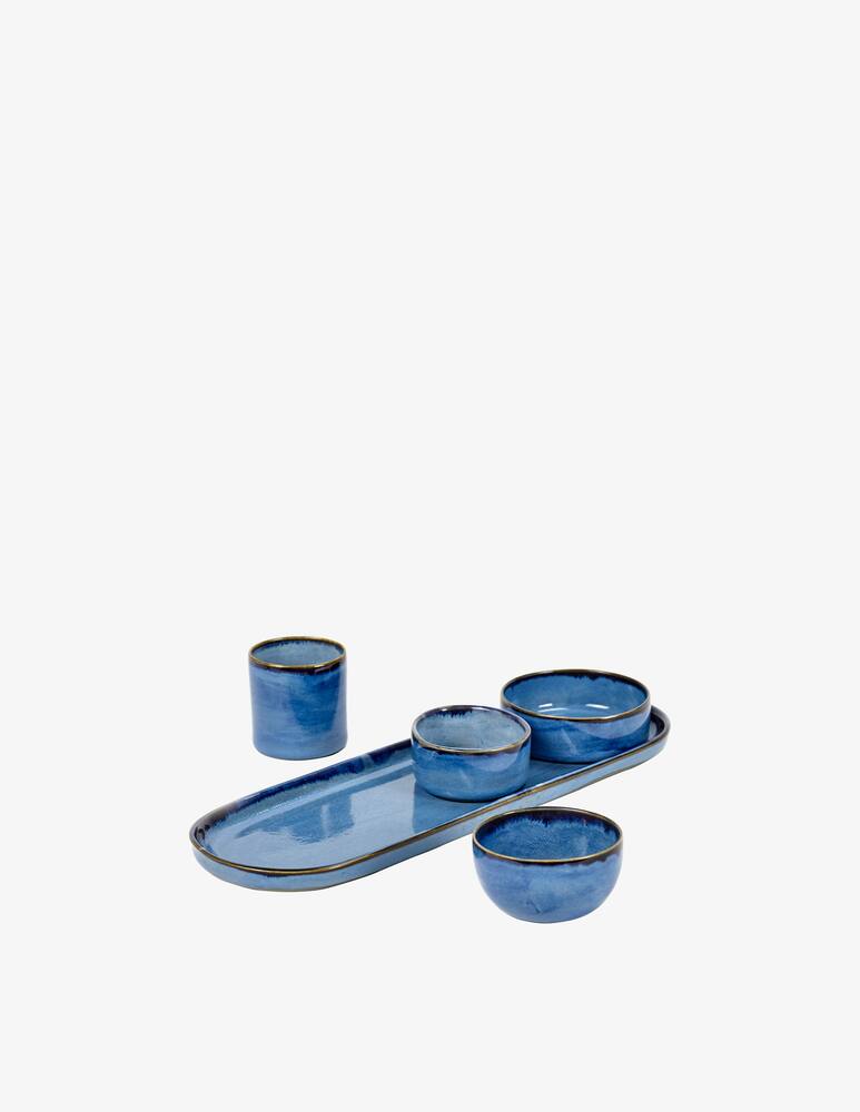 rinascente Serax Terres de Revês by Anita Le Grelle Ovale Plate - Blue