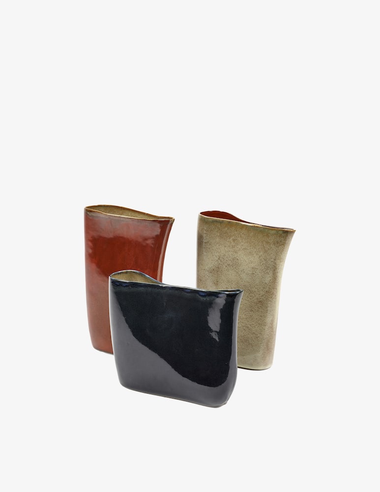 rinascente Serax Vase High By Anita Le Grelle - Grey