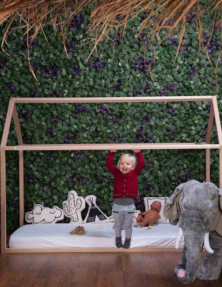 rinascente Childhome Struttura Letto Casetta in legno faggio massello