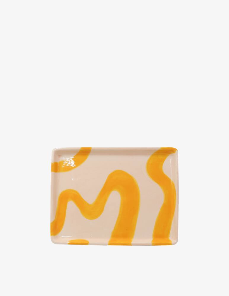 rinascente Que Rico Decorative Tray Javier Spanish Swirls