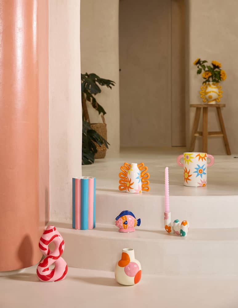 rinascente Que Rico Decorative Vase Silvia Spring Splash