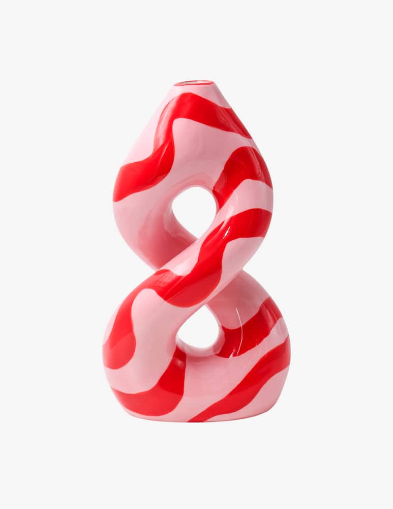 rinascente Que Rico Decorative Vase Patricia Happy Waves