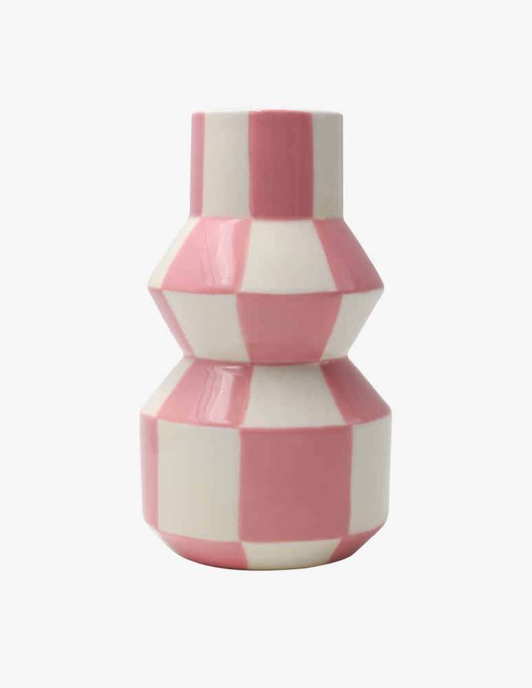 rinascente Que Rico Vaso Decorativo Celestino Squares & Stripes