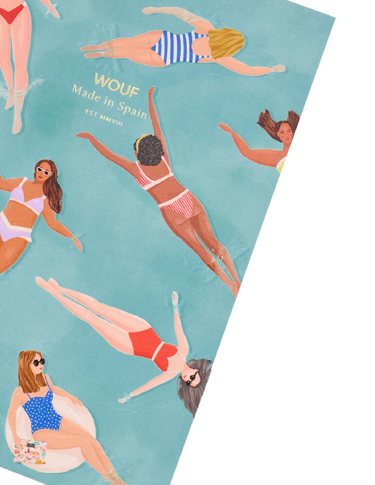 rinascente Wouf Swimmers Notebook A5 - Light blue