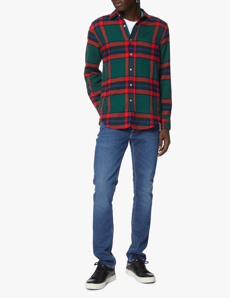 rinascente Portuguese Flannel Winter blanket flannel check overshirt