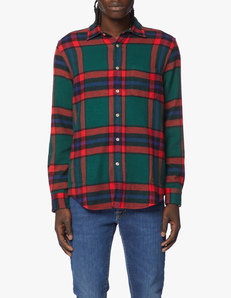rinascente Portuguese Flannel Winter blanket flannel check overshirt