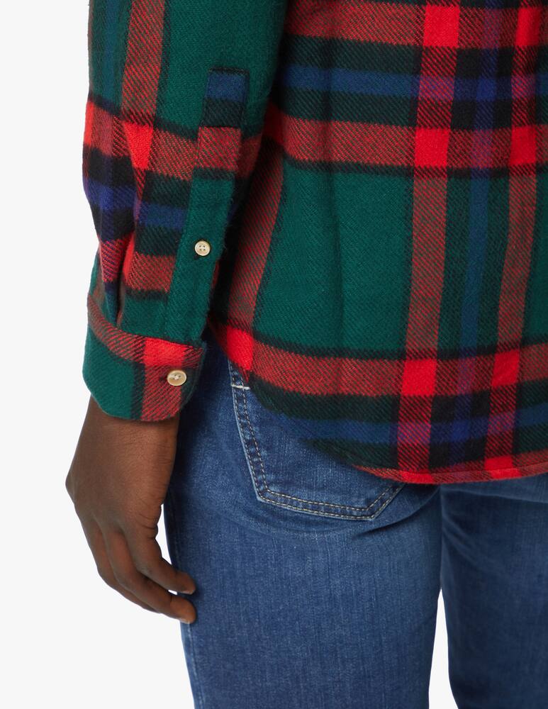 rinascente Portuguese Flannel Winter blanket flannel check overshirt