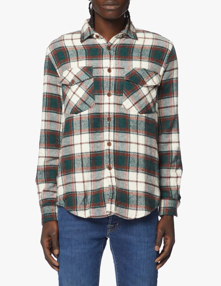 rinascente Portuguese Flannel Camicia in flanella over a quadri saint patrick