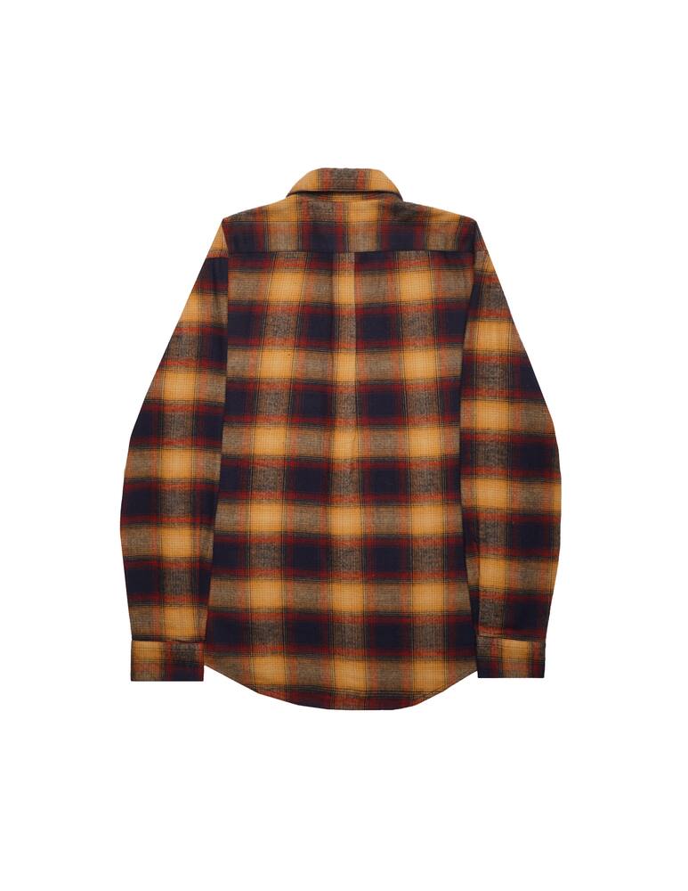 rinascente Portuguese Flannel Camicia in flanella over a quadri hill