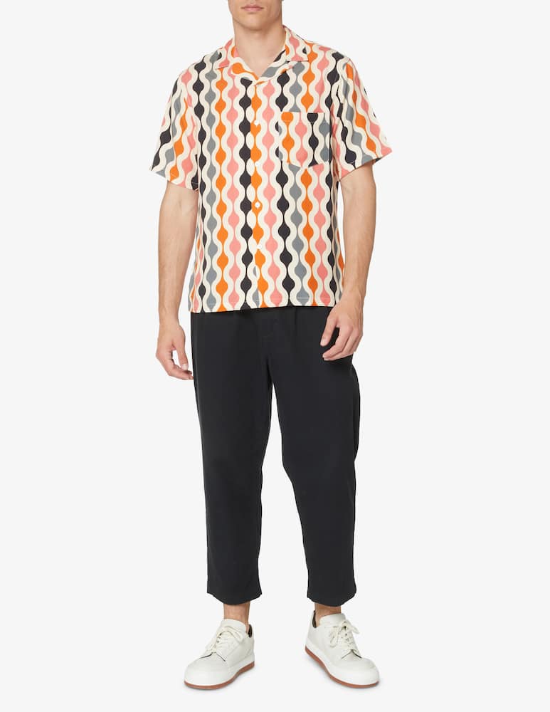 rinascente Portuguese Flannel 70's short sleeve shirt - multi