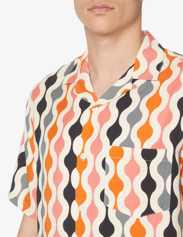 rinascente Portuguese Flannel 70's short sleeve shirt - multi