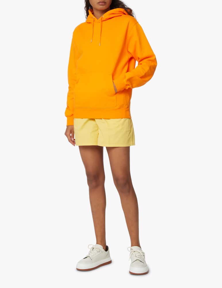 rinascente Colorful Standard Felpa con cappuccio in cotone - arancione