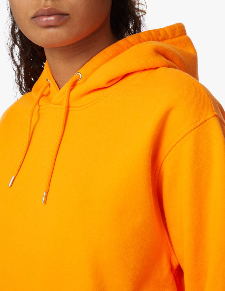 rinascente Colorful Standard Felpa con cappuccio in cotone - arancione