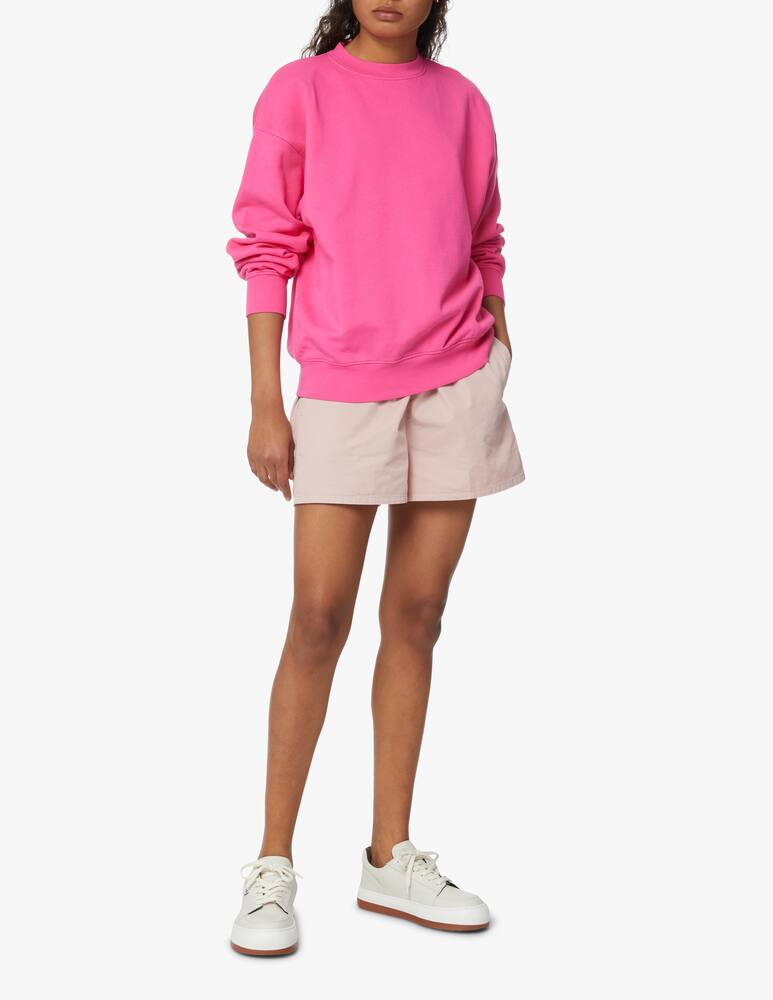 rinascente Colorful Standard Felpa girocollo over in cotone - rosa