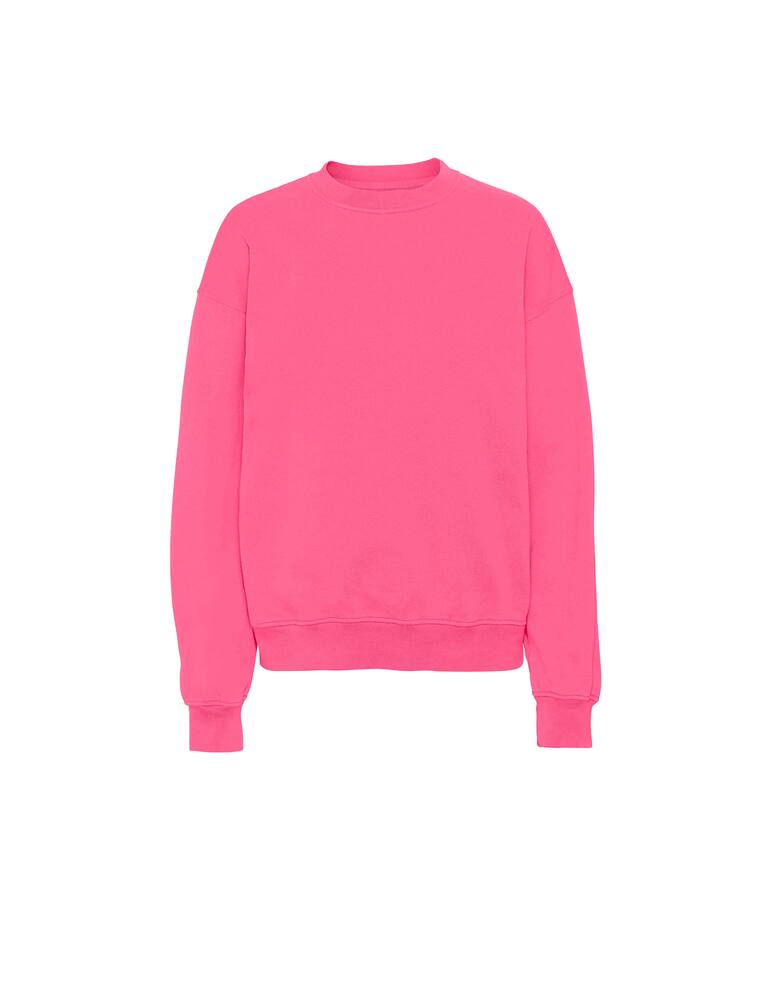 rinascente Colorful Standard Felpa girocollo over in cotone - rosa