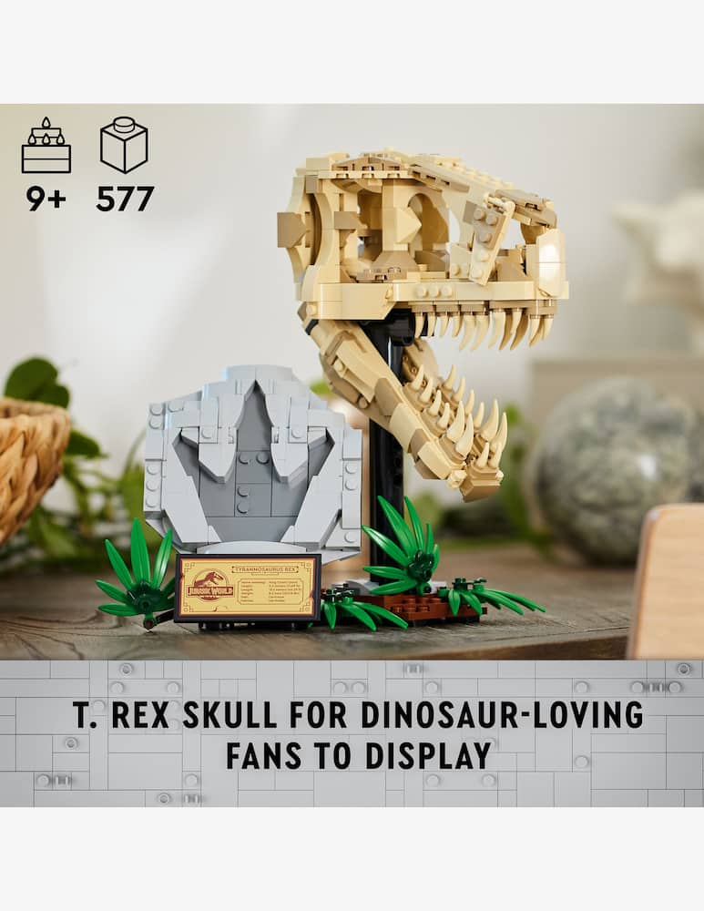 rinascente LEGO Jurassic World Fossili di dinosauro: Teschio di T.rex