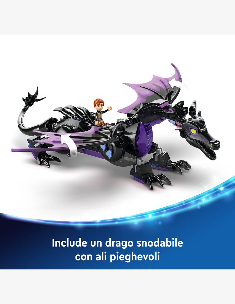 rinascente LEGO Disney Princess Malefica drago