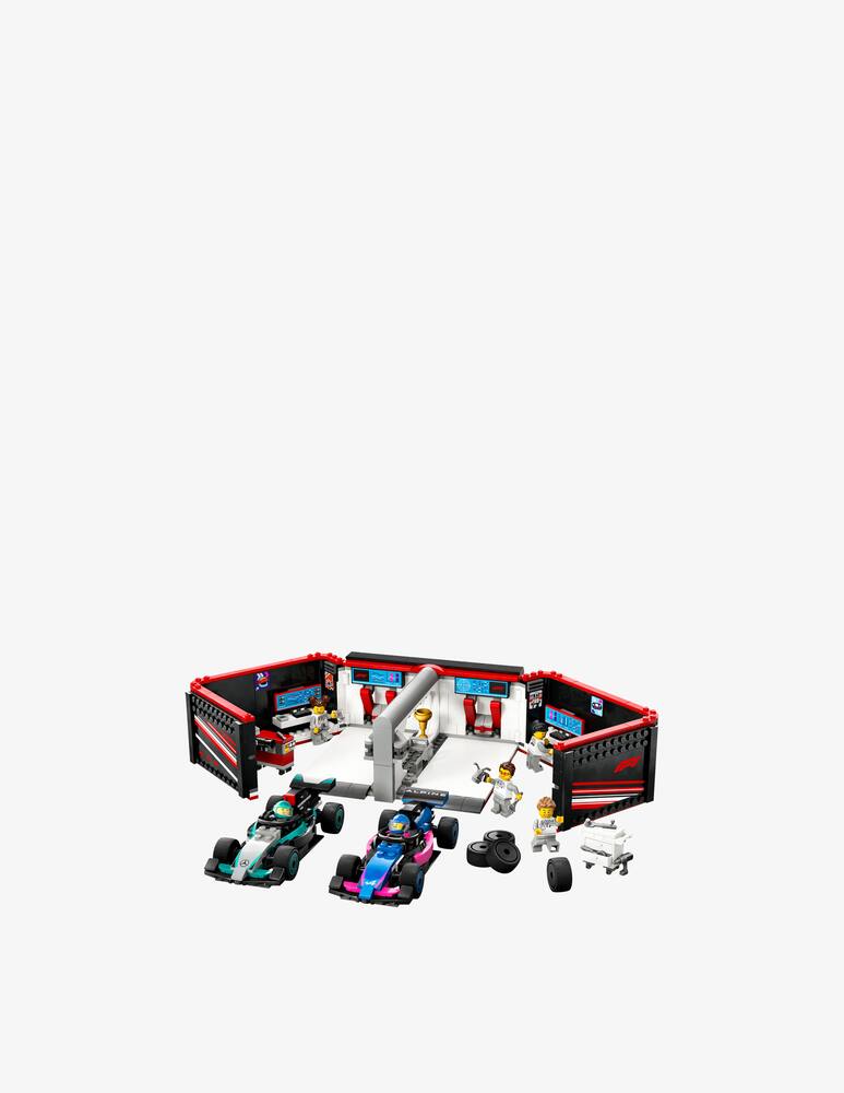 rinascente LEGO City Formula1 Garage con monoposto Mercedes-AMG e Alpine F1®