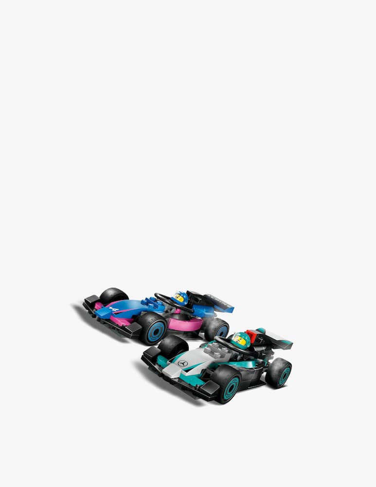 rinascente LEGO City Formula1 Garage con monoposto Mercedes-AMG e Alpine F1®