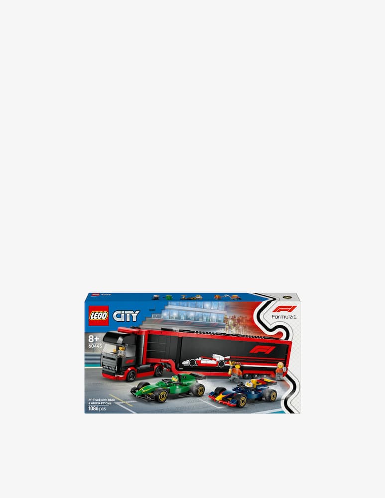 rinascente LEGO City Autotrasportatore F1® con monoposto RB20 e AMR24 F1®