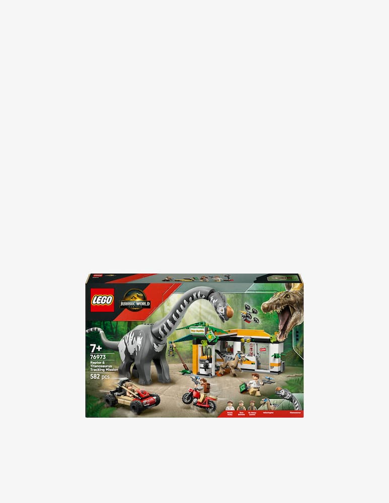 rinascente LEGO Jurassic World Alla ricerca del Raptor e del Titanosauro