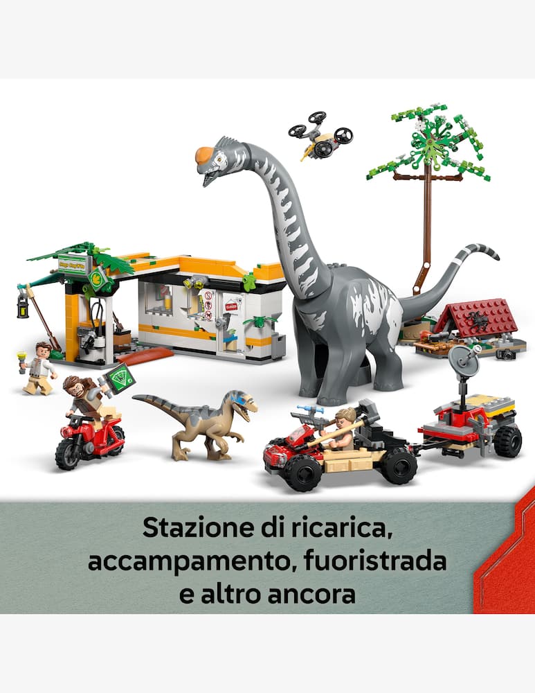 rinascente LEGO Jurassic World Alla ricerca del Raptor e del Titanosauro