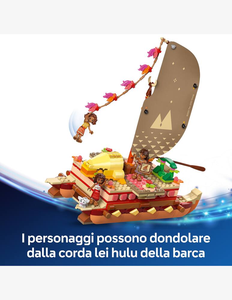 rinascente LEGO Disney Princess La canoa di Vaiana