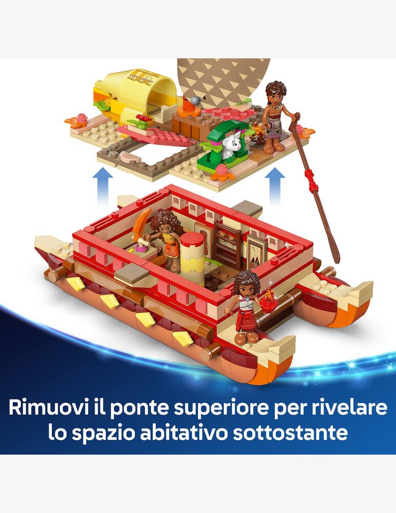 rinascente LEGO Disney Princess La canoa di Vaiana