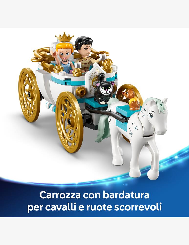 rinascente LEGO Disney Princess Castello e carrozza di Cenerentola