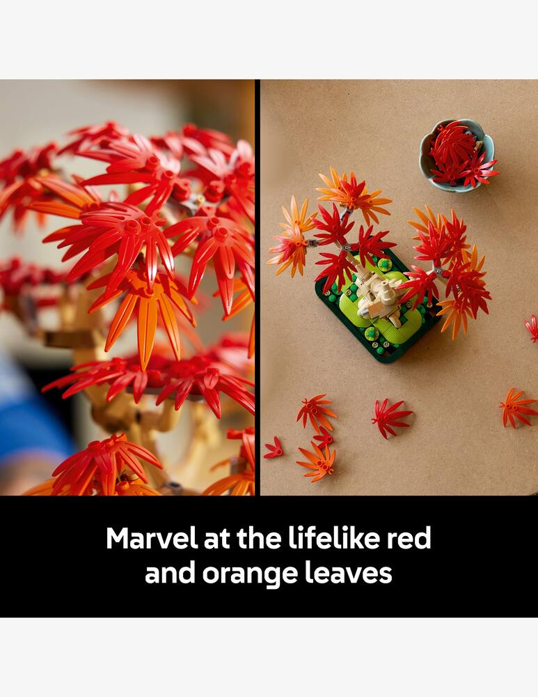 rinascente LEGO Botanicals Japanese Red Maple Bonsai Tree