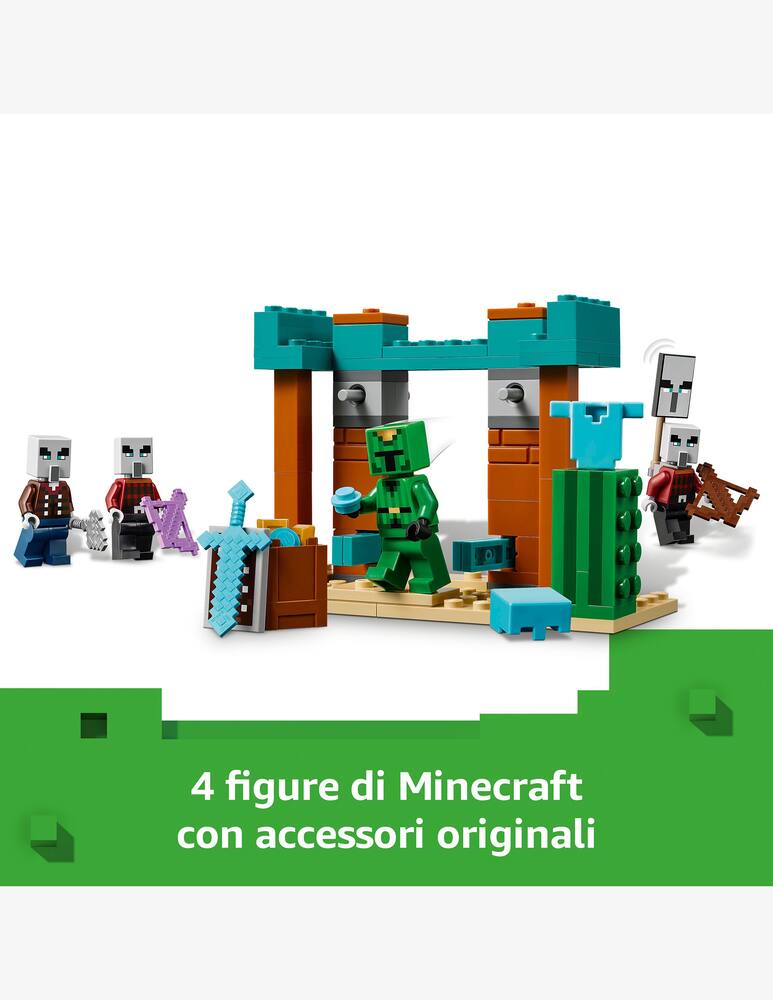 rinascente LEGO Minecraft The Illager Desert Patrol
