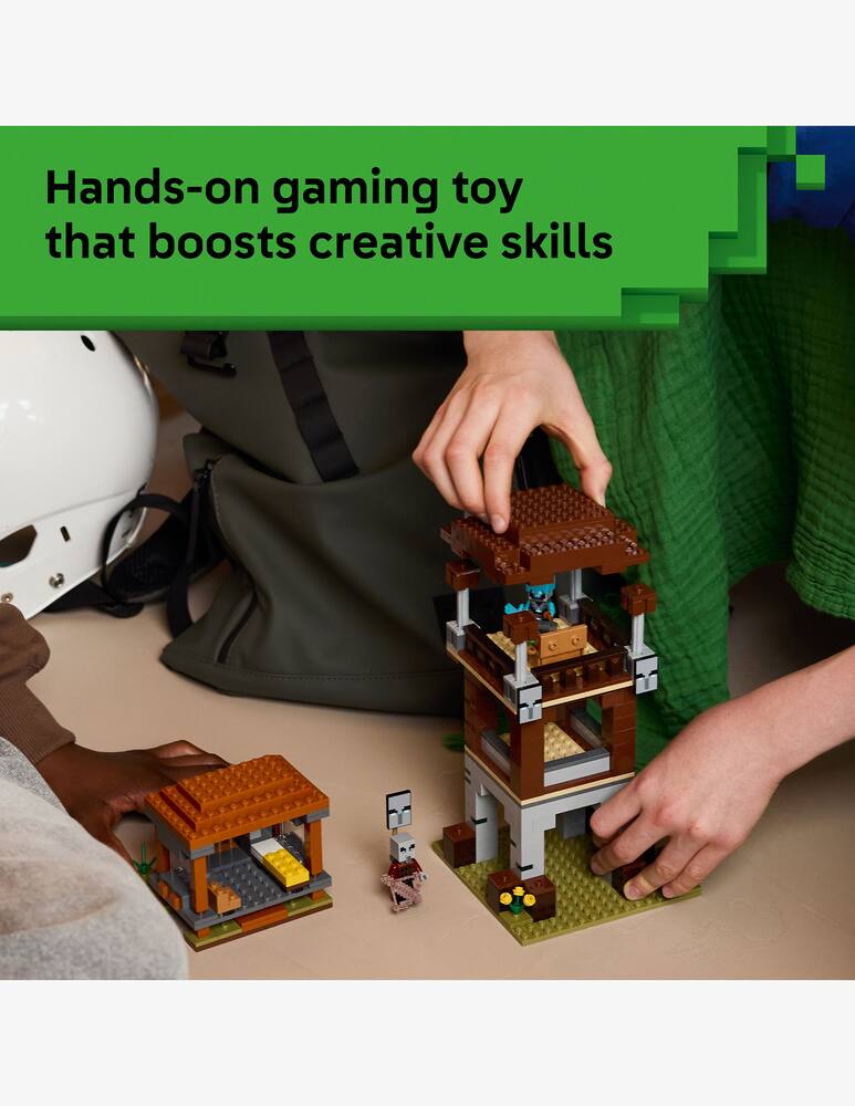 rinascente LEGO Minecraft The Pillager Outpost and Ravager