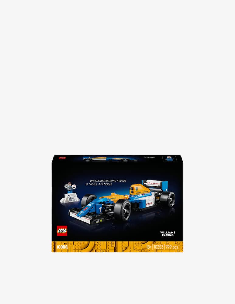 rinascente LEGO Icons Williams Racing FW14B e Nigel Mansell
