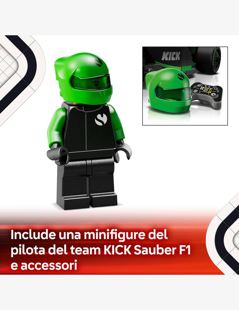rinascente LEGO Speed Champions Auto da corsa KICK Sauber F1® Team C44