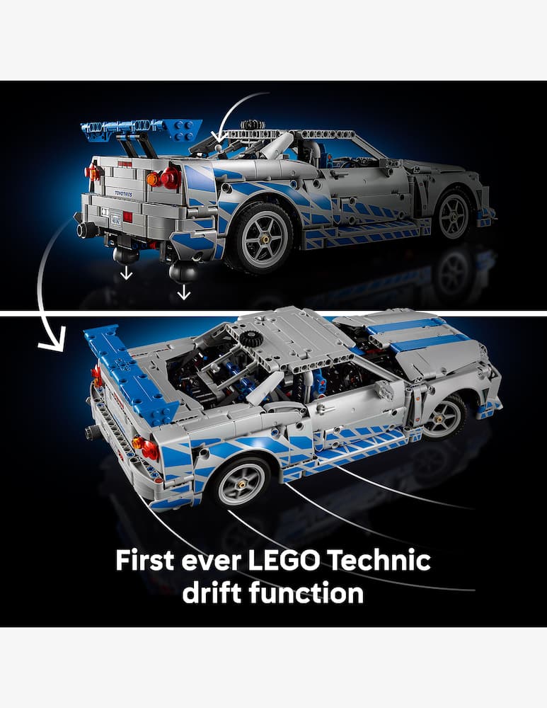 LEGO Technic Auto Nissan Skyline GT-R (R34) 2 Fast 2 Furious - immagine 6 LEGO Technic Auto Nissan Skyline GT-R (R34) 2 Fast 2 Furious - immagine 6