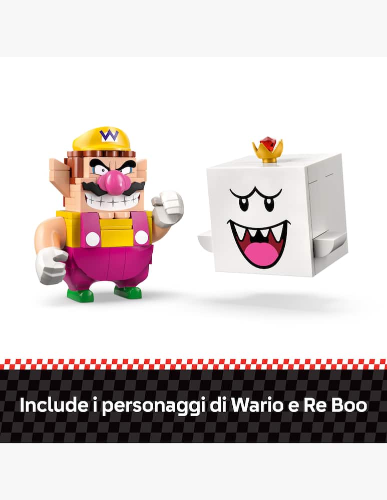 LEGO Super Mario Mario Kart™ – Wario e Re Boo - immagine 6 LEGO Super Mario Mario Kart™ – Wario e Re Boo - immagine 6